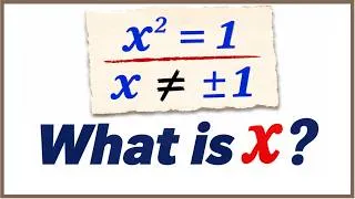 Thumbnail: What If x² = 1, but x is NOT 1 or −1? | A Strange Number System