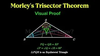 Thumbnail: The Most Beautiful Triangle Proof in Math | Proving Morley's Trisector Theorem