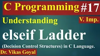 Thumbnail: #17 Elseif Ladder statement in C Programming (with Notes) | C Programming