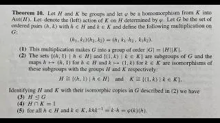Thumbnail: Commutator Subgroup and Semidirect Product in Various Abstract Algebra Books
