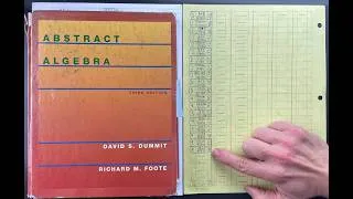 Thumbnail: 243 Dummit & Foote Abstract Algebra Ch 4 Problems 5 of 6