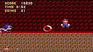 Thumbnail: [TAS] The worst Sonic romhack 2 in 16:03 (CamHack) (featuring mario)