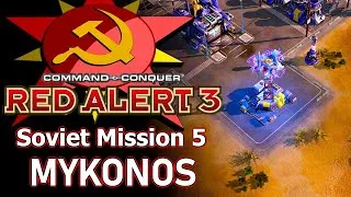 Thumbnail: Red Alert 3 - Soviet Mission 5 Mykonos - Hard Difficulty - EASY METHOD!