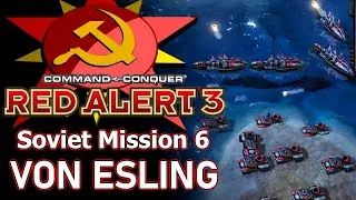 Thumbnail: Red Alert 3 - Soviet Mission 6 Von Esling Airbase - Hard Difficulty - EASY METHOD!