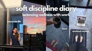 Thumbnail: balancing wellness with work - soft discipline diary