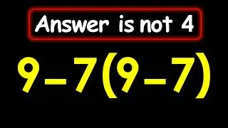 Thumbnail: Only 1 in 3 Can Solve This PEMDAS Problem!
