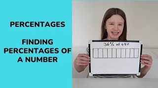 Thumbnail: How to find the percentage of a number or amount - using the bar model