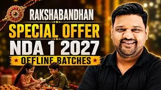 Thumbnail: BIG DISCOUNT 😱 Special Discount Offer 😲 NDA 1 2027 Batch Launch 🤩 NDA 1 2027 Free Preparation 😀 NDA