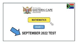 Thumbnail: September 2022 Mathematics Grade 11 Eastern Cape