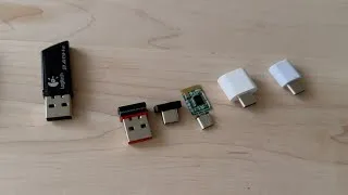 Thumbnail: USB to USB-C: Wireless nano receivers from Logitech to Matias