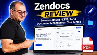 Thumbnail: 📝 Zendocs Review | Browser-Based PDF Editor & Document Management Tool Tested