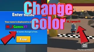 Thumbnail: How to change your name color in stumble guys
