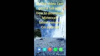Thumbnail: How to download Minecraft for free on android phone////neither update////2020////