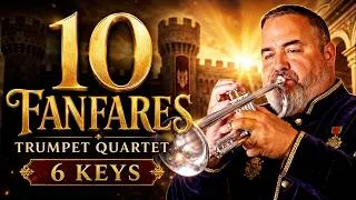 Thumbnail: 10 EPIC Trumpet Quartet Fanfares — All in 6 Keys!