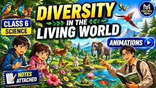 Thumbnail: Diversity in the Living World | Class 6 Science chapter 2 | NCERT | Animation | Exam 2026 | 