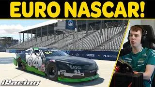 Thumbnail: We've waited YEARS for this car... iRacing Euro NASCAR + Naval Base First Impressions