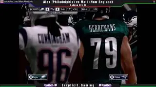 Thumbnail: Madden NFL 12 - Philadelphia Eagles vs New England Patriots (Superbowl LII Hype)