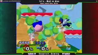 Thumbnail: Super Smash Bros. Melee - 1v1's Matt vs Alex 12/02/2017