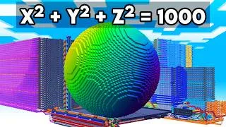 Thumbnail: I Made a 3D Graphing Calculator with just Redstone!