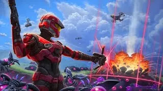 Thumbnail: Fortnite: I thought the new Halo Airstrike looked familiar 🌚