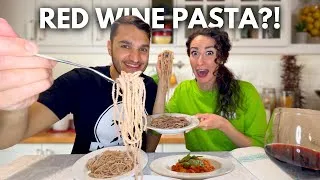 Thumbnail: Italy Clueless Cooking Finale! 🇮🇹  Red Wine Pasta & Pappa al Pomodoro! 🍝 🍷