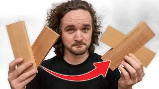 Thumbnail: The SECRET To Gap-Free Angled Cross Halving Joints