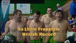 Thumbnail: British Record!!! Men's 4x100m Freestyle Masters 120+