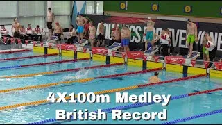 Thumbnail: British Record!!! Men's 4x100m Medley Masters 100+