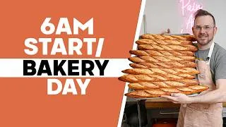 Thumbnail: A Day in the Life of a Micro Bakery (Doughnuts, Baguettes, 6AM Starts)