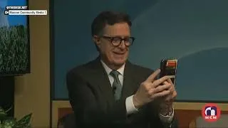 Thumbnail: Stephen Colbert calls Byron Allen on Monroe public access TV show