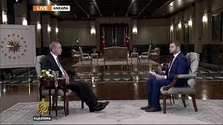 Thumbnail: Turkish President Erdogan speaks to Al Jazeera after failed coup