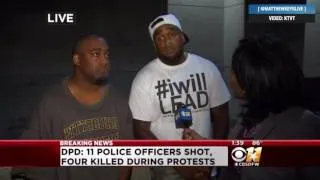 Thumbnail: Mark Hughes, man Dallas PD called shooting suspect, speaks to media