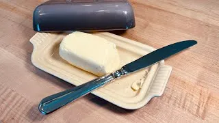 Thumbnail: Homemade butter with Teemars butter churning kit! #cooking #food #homemade #butter