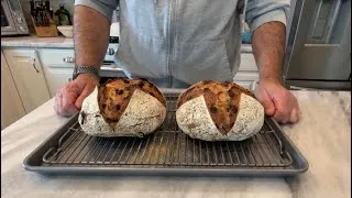 Thumbnail: Cinnamon raisin sourdough recipe tutorial. #sourdoughbaking #bread #sourdoughclub #sourdoughbread