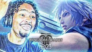 Thumbnail: THEY SHOWED EVEN MORE?! IS THAT MY BOY?! 😭 | Kingdom Hearts 4 D23 Extended Trailer (REACTION)