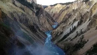 Thumbnail: Brink of the Lower Falls in the Grand Canyon of Yellowstone National Park