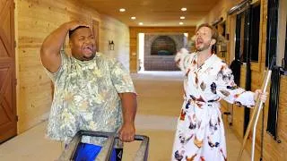 Thumbnail: King Bo Gets His Wig Snatched At Matt Mathews' Farm | Farm Chores