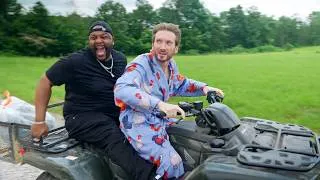 Thumbnail: Nate Jackson Almost Died On My Four Wheeler | Farm Chores With Matt Mathews