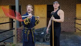 Thumbnail: Leo Skepi Almost Burned My Farm Down | Farm Chores w/ Matt Mathews