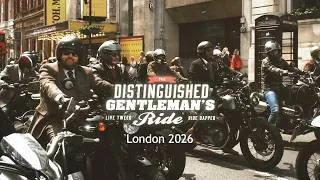 Thumbnail: The Distinguished Gentleman's Ride DGR London 2026.