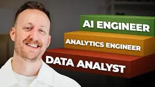 Thumbnail: The Ultimate Data Career Ladder: Data Analyst vs. Analytics Engineer vs. AI Engineer