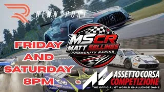 Thumbnail: Rennsport and ACC This Friday and Saturday Live Stream Community Racing! 