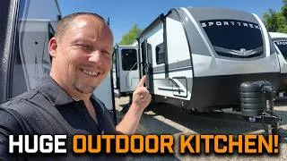 Thumbnail: 🔥 That Kitchen Island Changes EVERYTHING! | 2027 SportTrek 327VIK