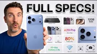 Thumbnail: iPhone 18 Pro Max Final FULL SPECS LEAKED... It's Absolutely INSANE!