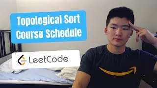 Thumbnail: Topological Sort (with DFS) in 10 minutes + Course Schedule LeetCode