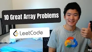 Thumbnail: Me Solving Top Coding Interview Questions - Arrays (10 Solved in 45 minutes!)
