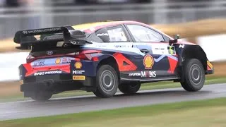 Thumbnail: Hyundai i20 N Rally1 WRC | Pure Sound - Neuville & Lappi at Goodwood FOS