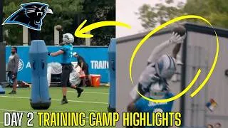 Thumbnail: The Carolina Panthers Training Camp Highlights Look NASTY.. Day 2 | Chris Brazzell, Bryce Young |
