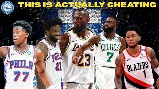 Thumbnail: HOW Did The Philadelphia 76ers Get Away With This HIGHWAY ROBBERY... | Lebron Jaylen Brown Embiid VJ