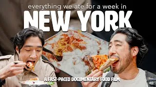 Thumbnail: Eating our way through New York | A Cinematic Walking Food Tour